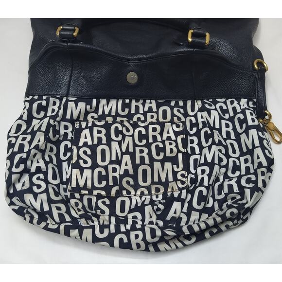 Marc By Marc Jacobs Black Pebbled Leather Double Handles Shoulder Bag - Picture 13 of 16